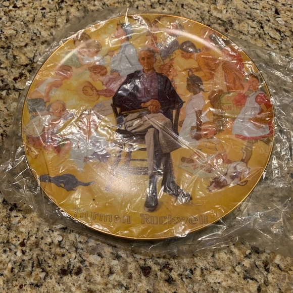 Vintage Norman Rockwell Remembered NWT 1979 Collectors Plate